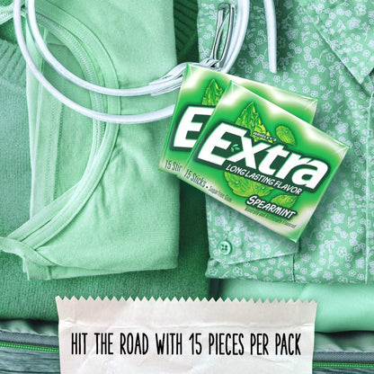 Wrigley's Extra Spearmint Sugar-Free Gum - 40g - Experience Freshness!