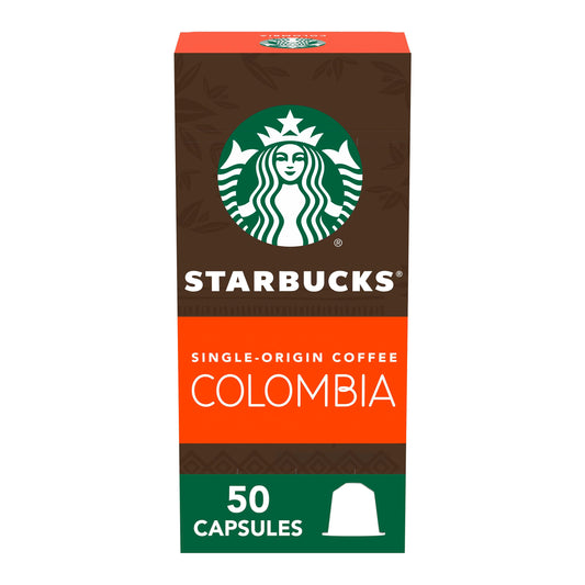 Starbucks Single - Origin Coffee Colombia by Nespresso, 2.01 oz ℮ 57 g, 5 Pack