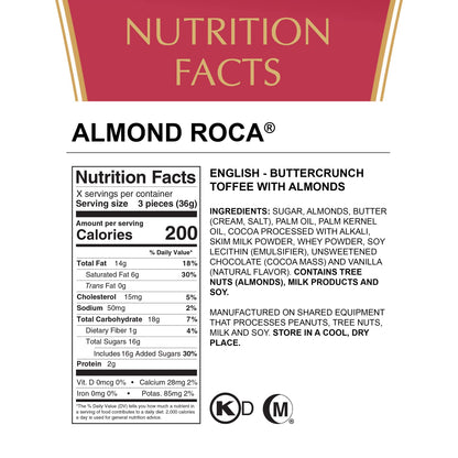 Brown and Haley Almond Roca 1 10 Oz Can - Almond delight