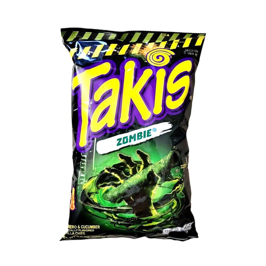 Takis Zombie 280g – Intense Heat and Bold Flavor, Spicy Corn Snack for Zombie Fans, Crunchy and Fiery Tortilla Chips