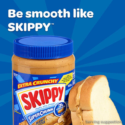 SKIPPY Super Chunk Reduced Fat Peanut Butter Pet Bottle, 462 g