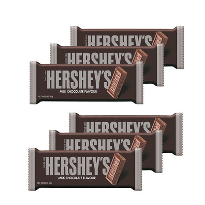 Hershey's Milk Chocolate, 6 X 40 g - Six 40g bars of classic milk chocolate.