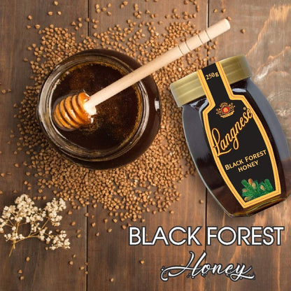 Langnese 100% Pure Black Forest Honey, 250 g, Raw Honey from Langnese Germany - "Pure Black Forest Honey!"