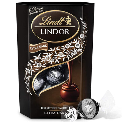 Lindt Lindor Extra Dark Truffles, 60% Cocoa, 200 g