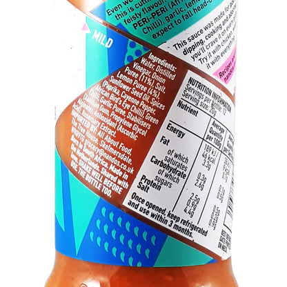 Nando's Peri Peri Chilli Sauce - Mild, 250g, Product of The Netherlands - "Mild Peri Peri Joy!"