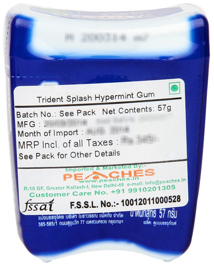 Dentyne Splash Hypermint Gum Bottle, 53 g - Hypermint explosion!