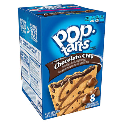 Pop Tarts Frosted Chocolate Chip Cookie Dough Pack of 4 Pouch, 4 x 400 g - "Four-pack of cookie dough!"