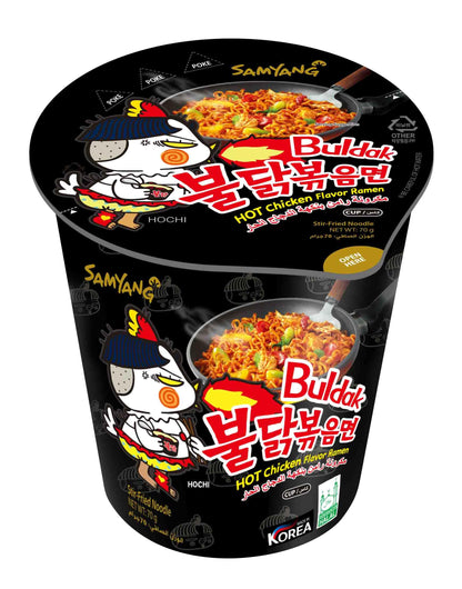 SAMYANG Fire Buldak Hot Chicken Flavour Ramesn Noodle Cup - 70 Gm