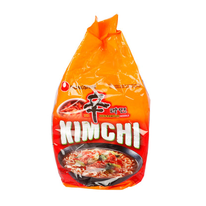 Nongshim Vegan Shin Ramyun Kimchi Instant Noodle, 5 Pack, 21.16 oz / 600 g - "Vegan delight with a kimchi twist!"