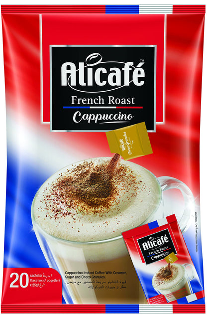 Alicafe French Roast Cappuccino (20 Sachets) 558g - French Indulgence!