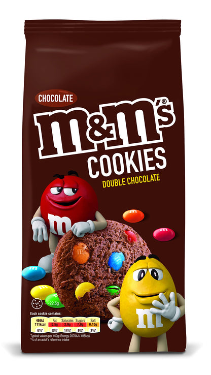 M & M MARS Double Chocolate Cookies, 180 g - "Double Choco Cookies!"