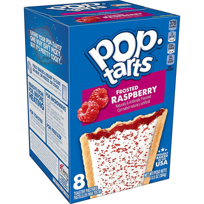 Pop Tarts Frosted Raspberry, 2 x 384 g - "Double the raspberry sensation!"