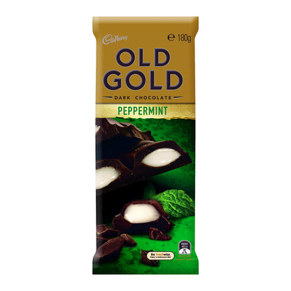 Cadbury Old Gold Peppermint Dark Chocolate, 6.35 oz / 180g - Peppermint dark treat