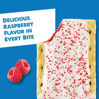 Pop Tarts Frosted Raspberry, 384 g - "Raspberry frosted Pop-Tarts!"