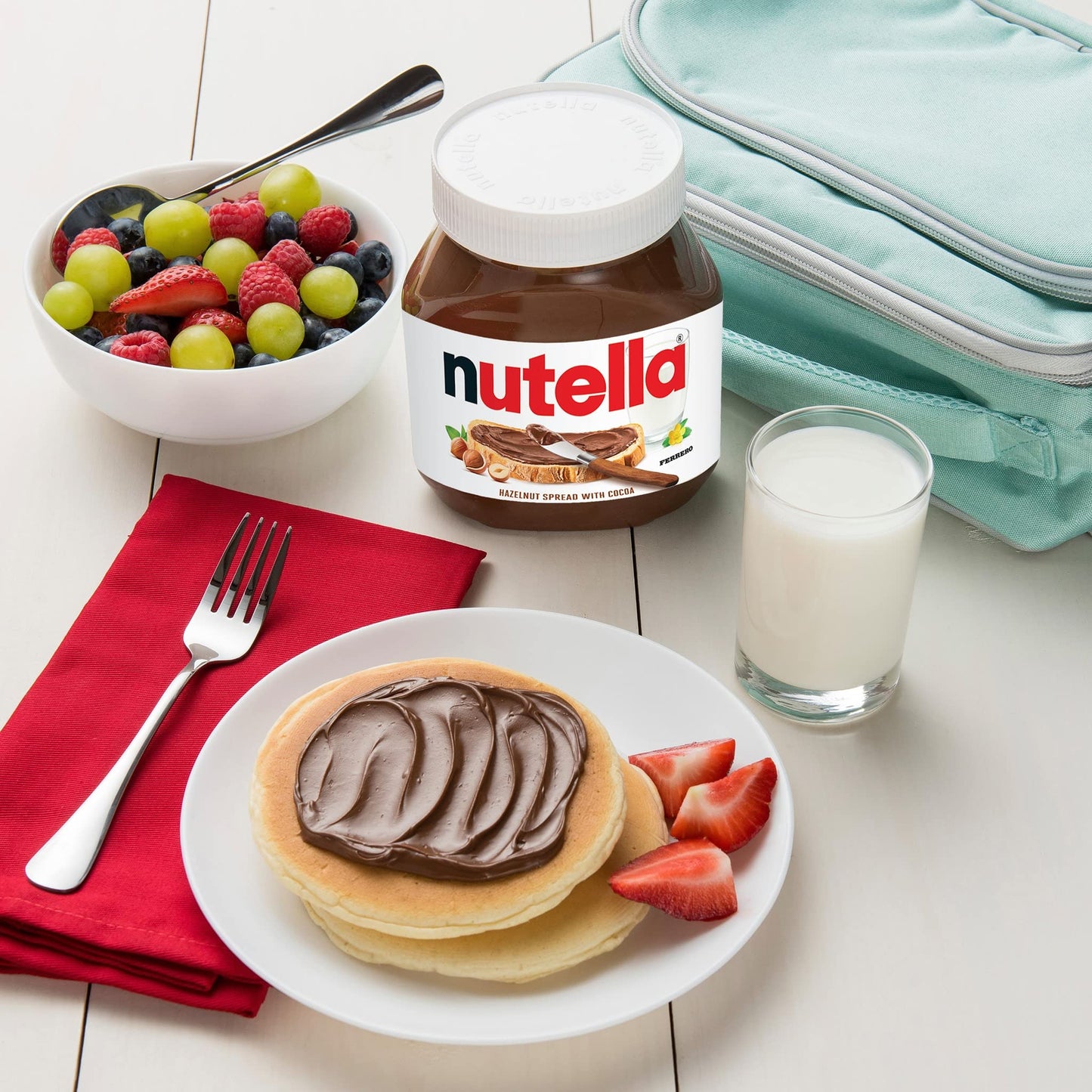 Nutella Chocolate Hazelnut Spread with Cocoa - 12 Pack, 12 x 750 g - "For the chocolate lover!"