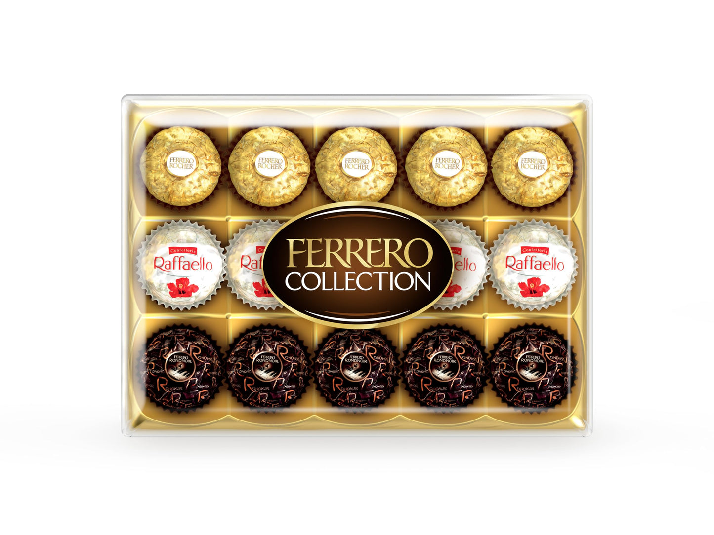 Ferrero Collection - Assorted Chocolates - 15 Pieces, 0.162 Kilograms - Assorted chocolate heaven!