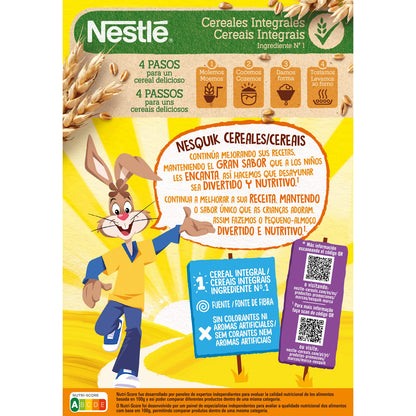 Nestle Nesquik Chocolate Cereals, 375 g - "Nesquik Chocolate Cereals - 375g of Chocolatey Breakfast Cereal!"