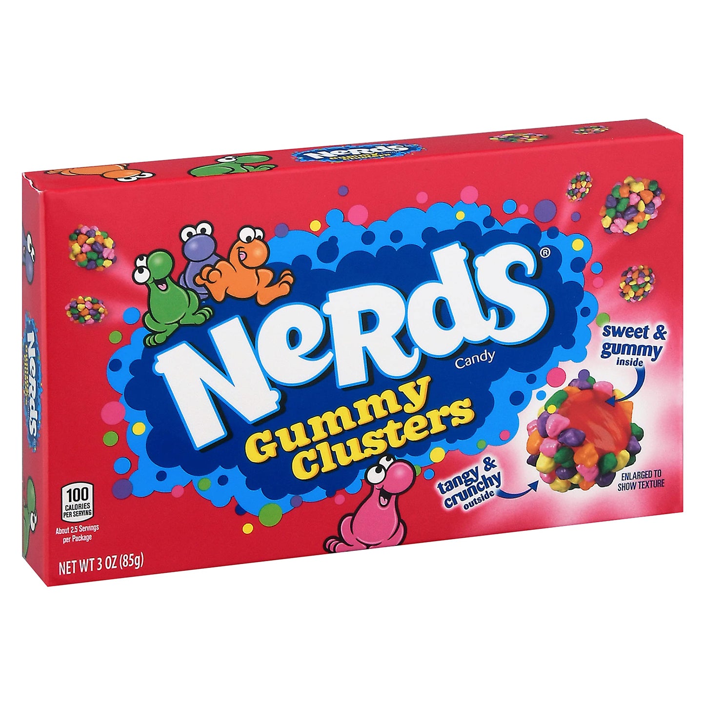 Nerds Gummy Clusters Rainbow Candy, 3 Oz / 85 G - "Rainbow Gummy Nerds!"