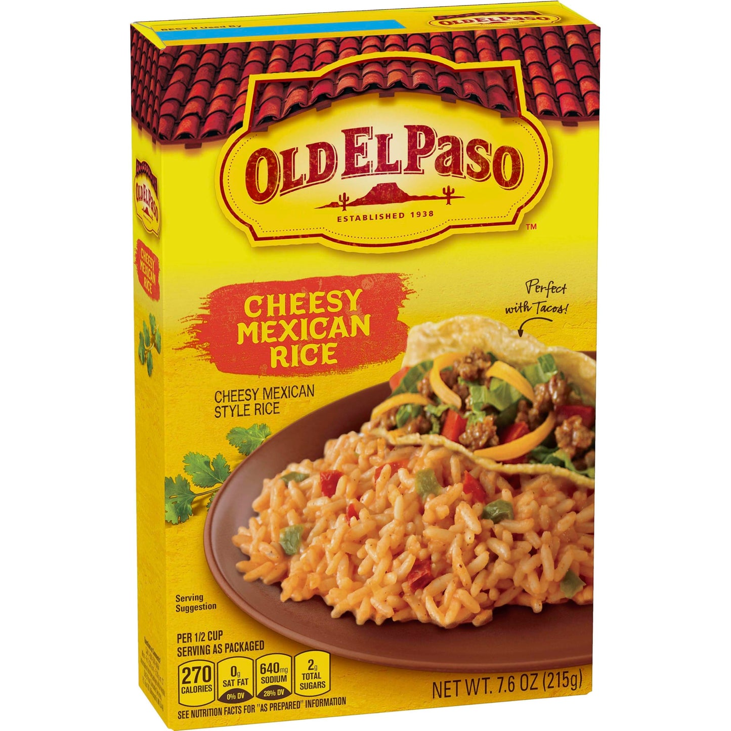 Old El Paso Cheesy Mexican Rice, 7.6 oz - "Cheese lovers' delight!"