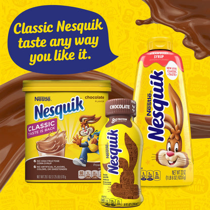 Nestle Nesquik Strawberry Syrup, 22 oz / 623 g - "Nesquik Strawberry Syrup - 623g of Sweet Strawberry Flavor!"