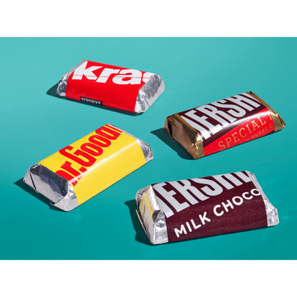 HERSHEY'S Chocolate Miniature, 294 Gm - Assorted miniature chocolate bars, 294g bag.