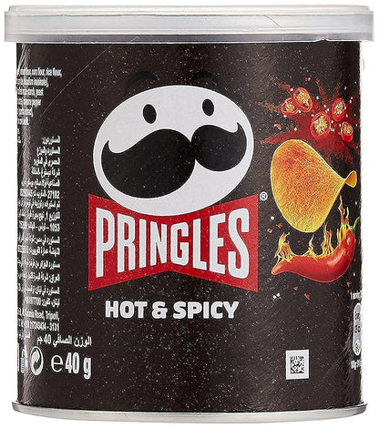 Pringles Hot & Spicy - 12 Pack, 12 x 40 g - Hot and spicy Pringles pack!