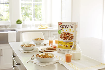 Post Cereal Banana Nut Crunch, 439g - Enjoy a hearty, flavorful breakfast every morning.