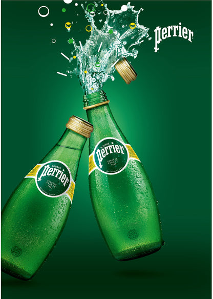 Perrier Carbonated Water (Sparkling Water) 330ml (Pack of 4) - "Sparkling water delight!"