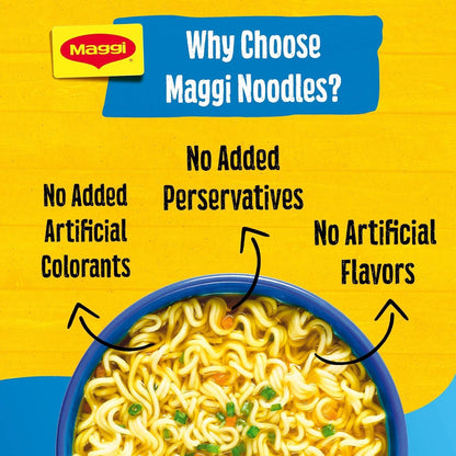 Maggi 2 Minute Imported Noodles - Dubai - 5 Packs Inside (Chicken) - "Quick Chicken Noodles!"