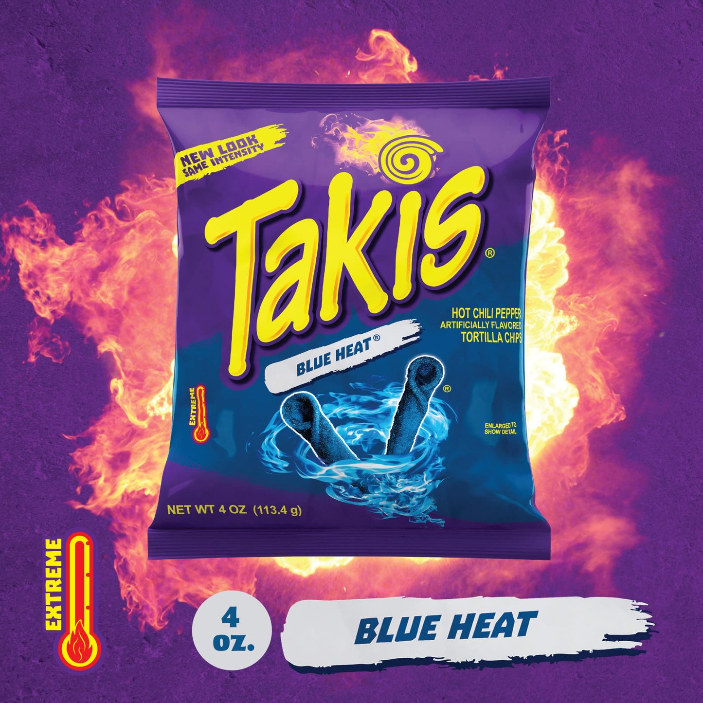 Takis vegetarians Blue Heat 113G