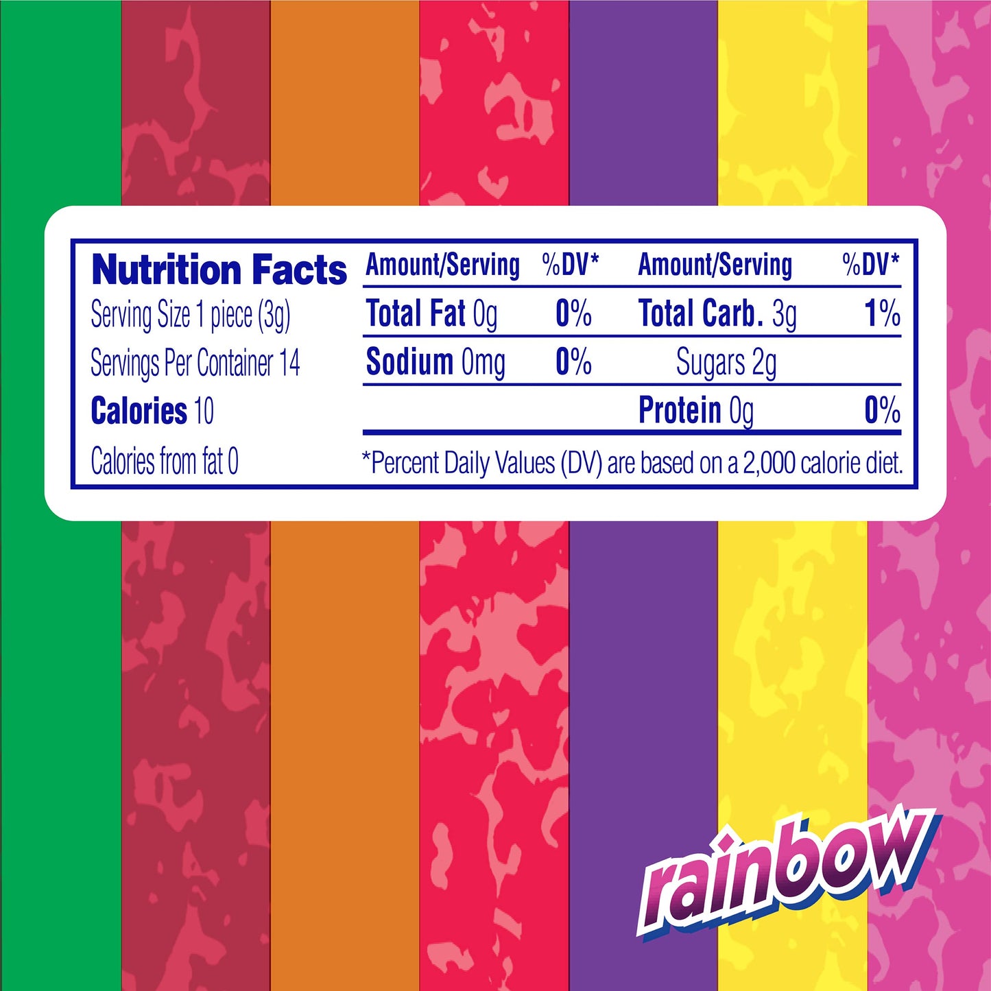 Mentos Chewy Mint Candy Roll, Rainbow, 1.32 ounce/14 Pieces (Pack of 15) - "Rainbow Mint Candy Rolls!"