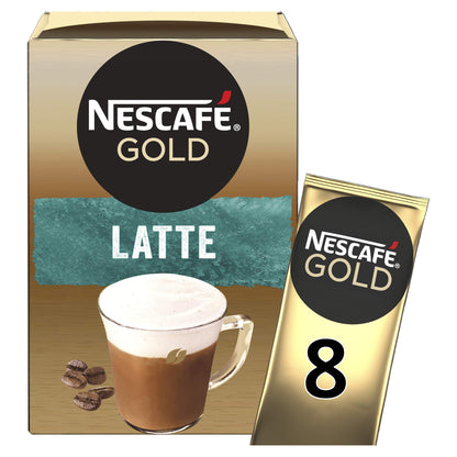 Nescafe Gold Latte Ground 8 Mugs Box ,(8X15.5G), 124Grams - "Gold Latte Ground - Eight Mugs of Latte Perfection!"