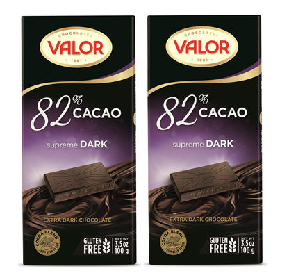 Valor 82% Dark Chocolate (100 G X 2 )