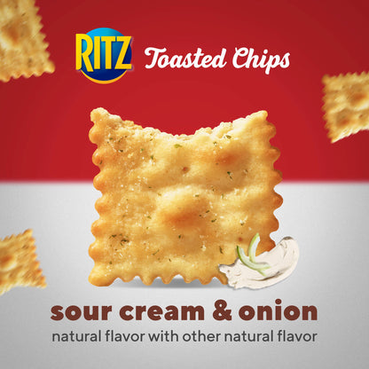 Mondelez Global Sour Cream and Onion Ritz Toasted Chips (229 g) - "Sour Cream Ritz Fun!"