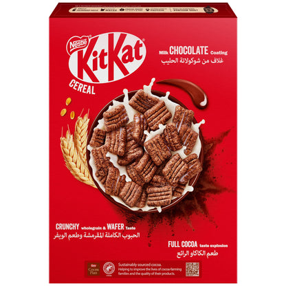 Nestle Kitkat Chocolate Breakfast Cereal Pack 330g - "KitKat Breakfast Cereal - 330g of Chocolatey Crunch for Your Morning!"