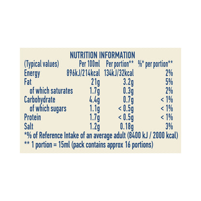 Hellmann's Real Caesar Dressing & Dip • Made with Real Italian Cheese & Garlic, 8.45 fl oz / 250 ml - Caesar dressing with real Italian cheese and garlic.