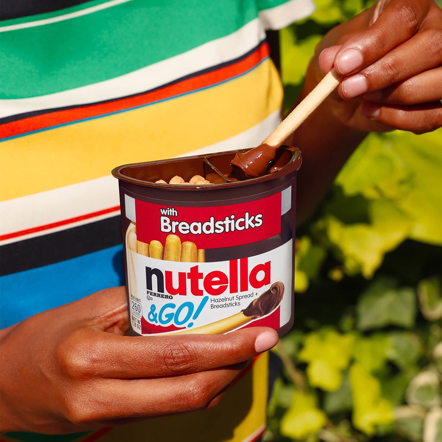 Nutella & Go with Breadsticks, 4 Pack, 4 x 52 g - "More to enjoy!"