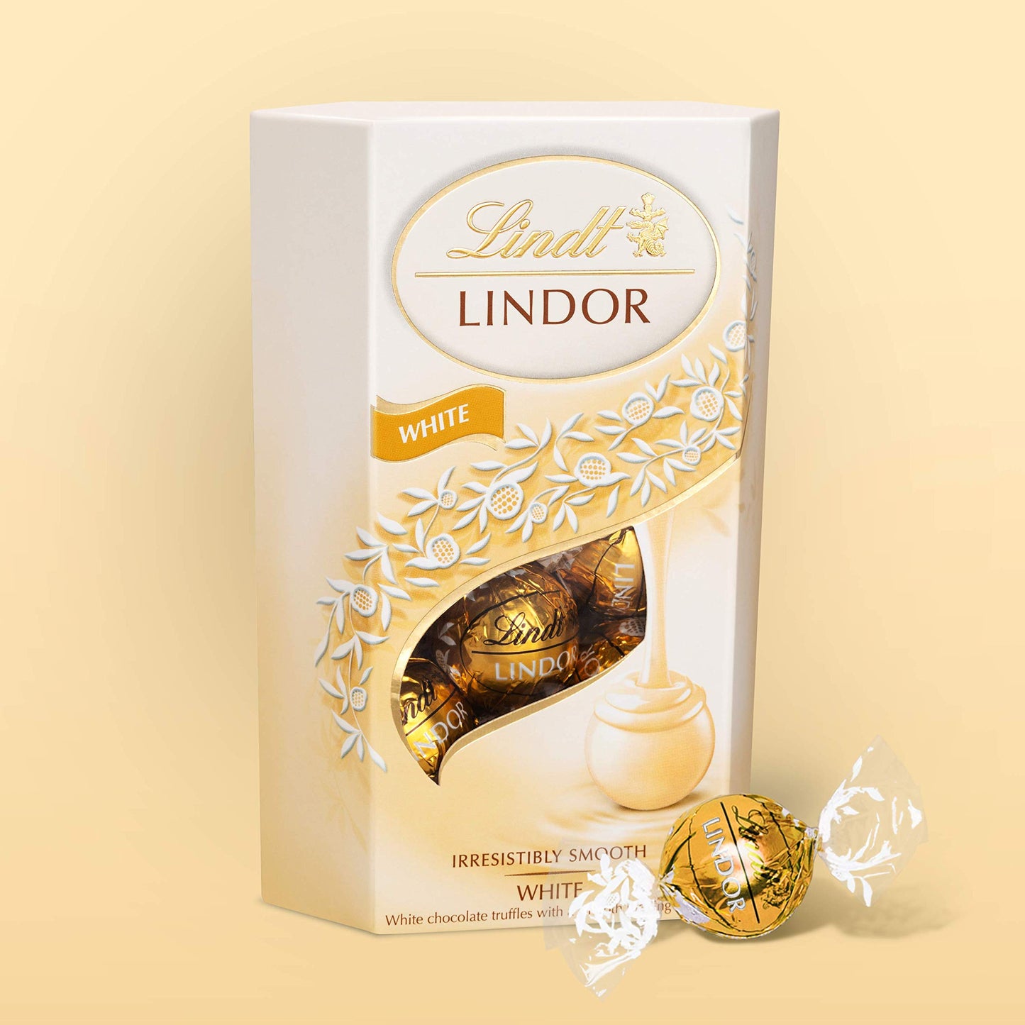 Lindt Lindor White Chocolate Truffles, 7.05 oz ℮ 200 g