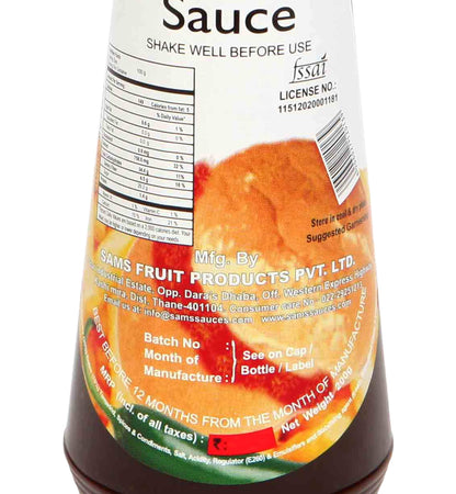 Sams 8to9 All meals Sauce Sweet Sour Sauce 200 grams Pack of 1 for Delicious Cooking recipes Used in Home Kitchen Pantry Canteen Hotel Chef