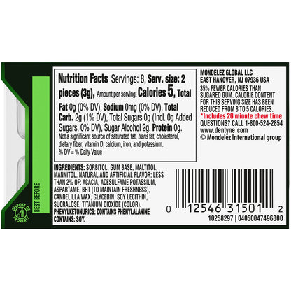 Dentyne Ice Spearmint 16-Count (Pack of 9) - Spearmint sensation!