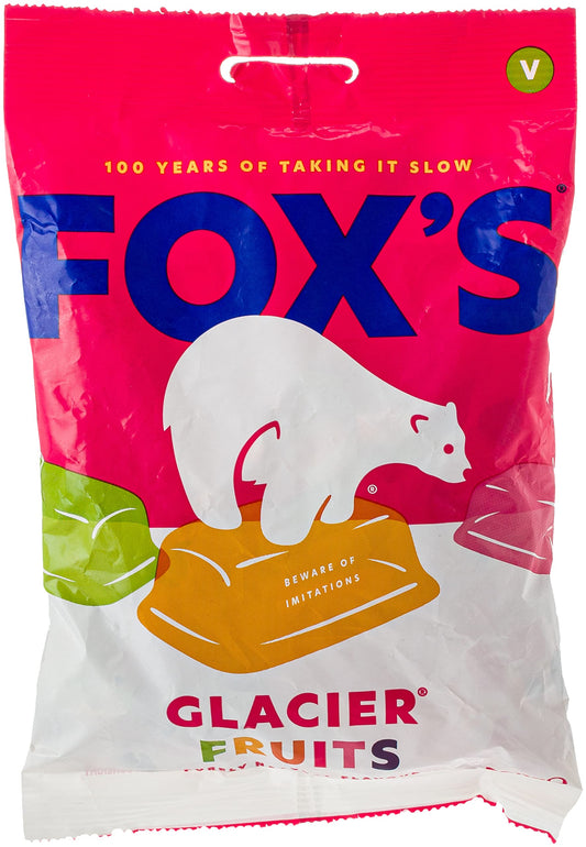 Fox's Glacier Fruit Assorted Flavor Boiled Sweets with no Artificial Colors, 195g Bag - Assorted fruit boiled sweets, no artificial colors!