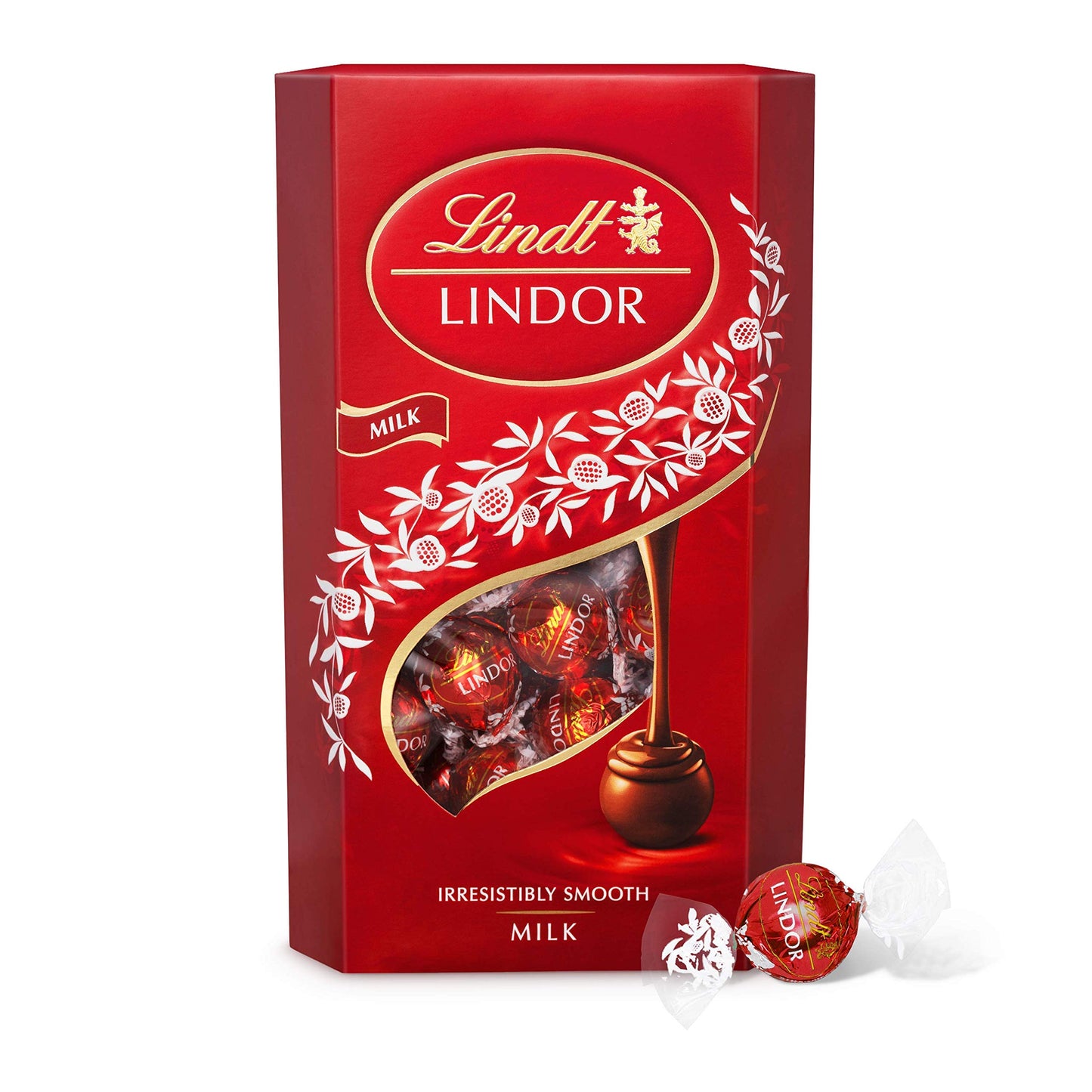 Lindt Lindor Milk Chocolate Cornet Festive Sharing Pack, 21.16 Oz / 600 G