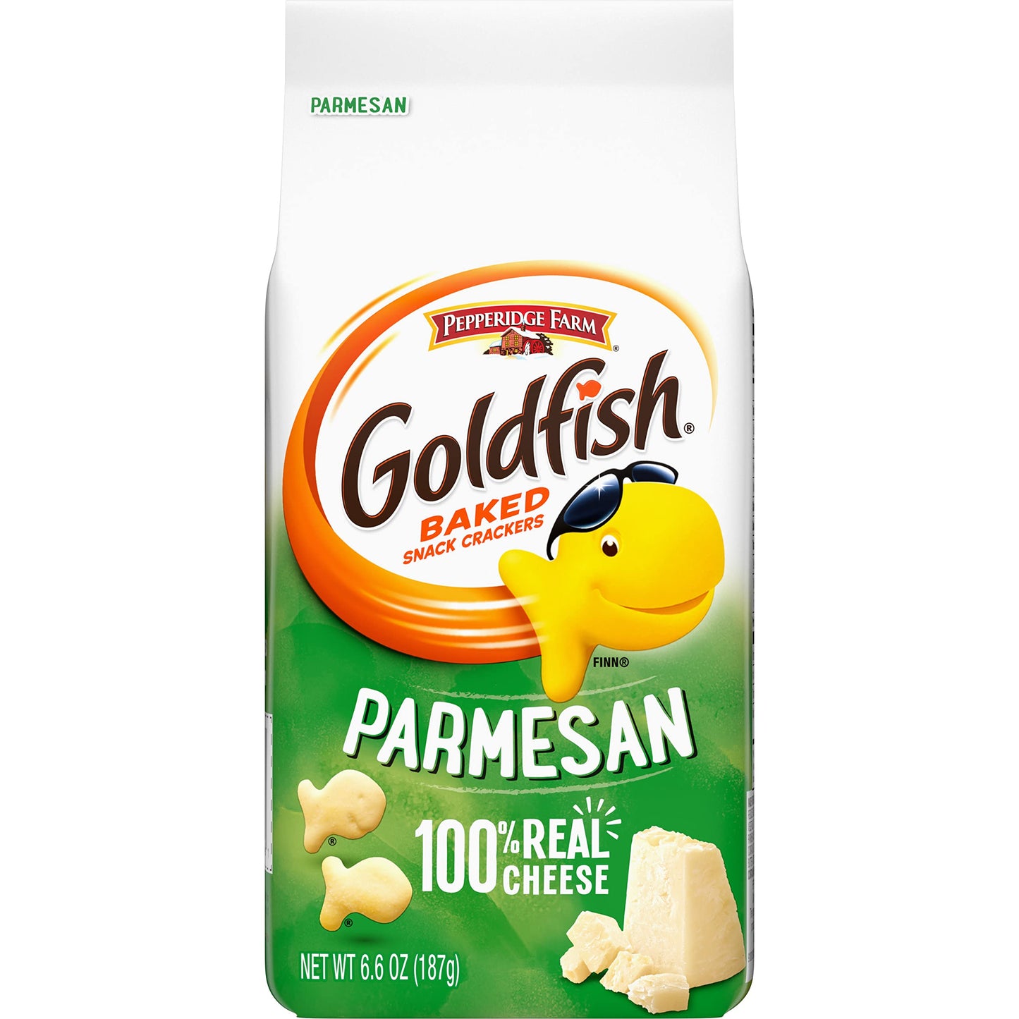 Pepperidge Farm Goldfish Baked Snack Crackers Parmesan, 187g - "Cheesy baked crackers!"