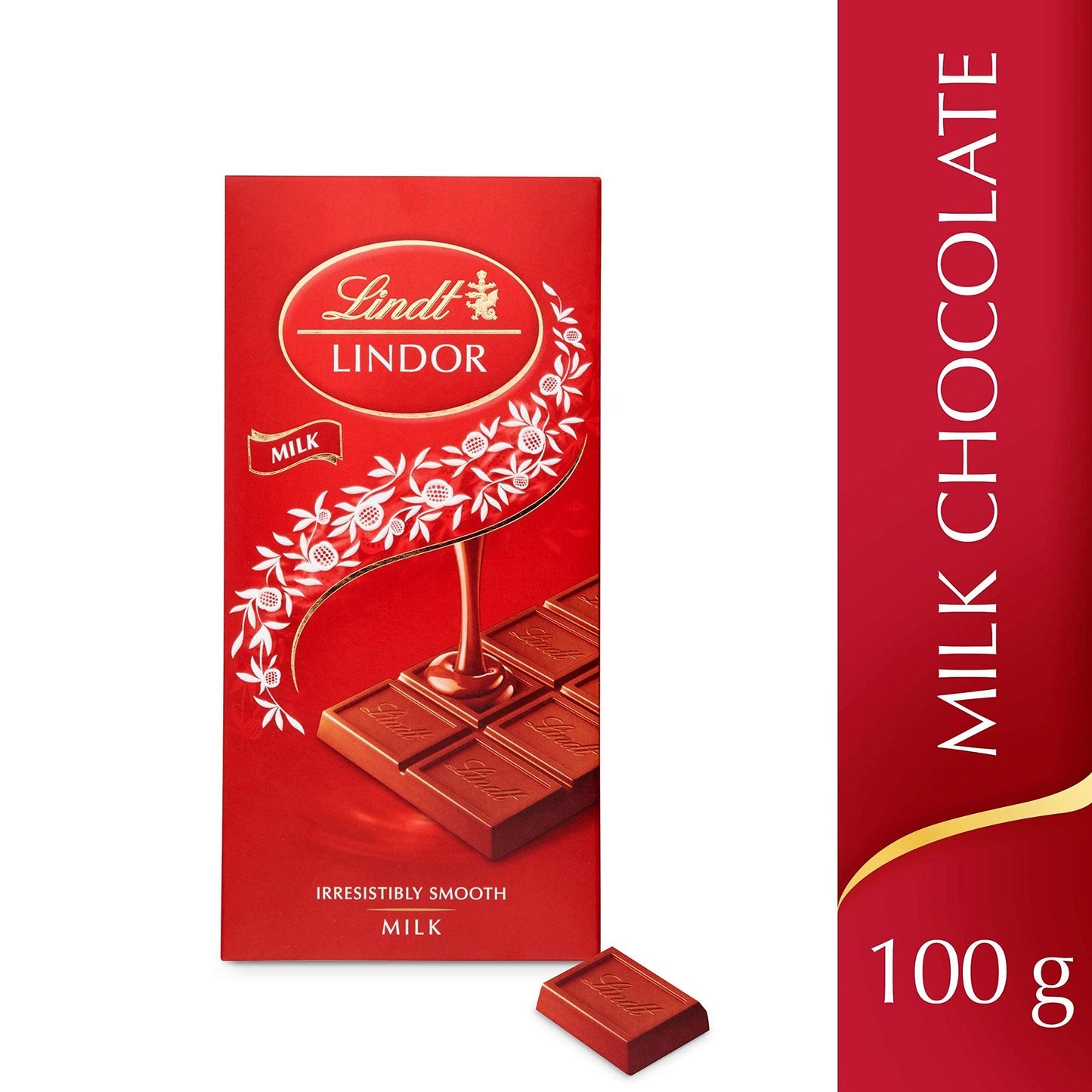 Lindt Lindor Milk Chocolate Bar -100 Gm - Pack Of 1