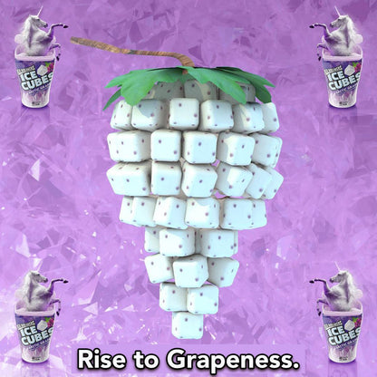 Ice Breakers Ice Cubes Grape- Sugar-free Mints, 40 Cubes Bottle - Grape-flavored sugar-free mints, 40 cubes in a bottle.