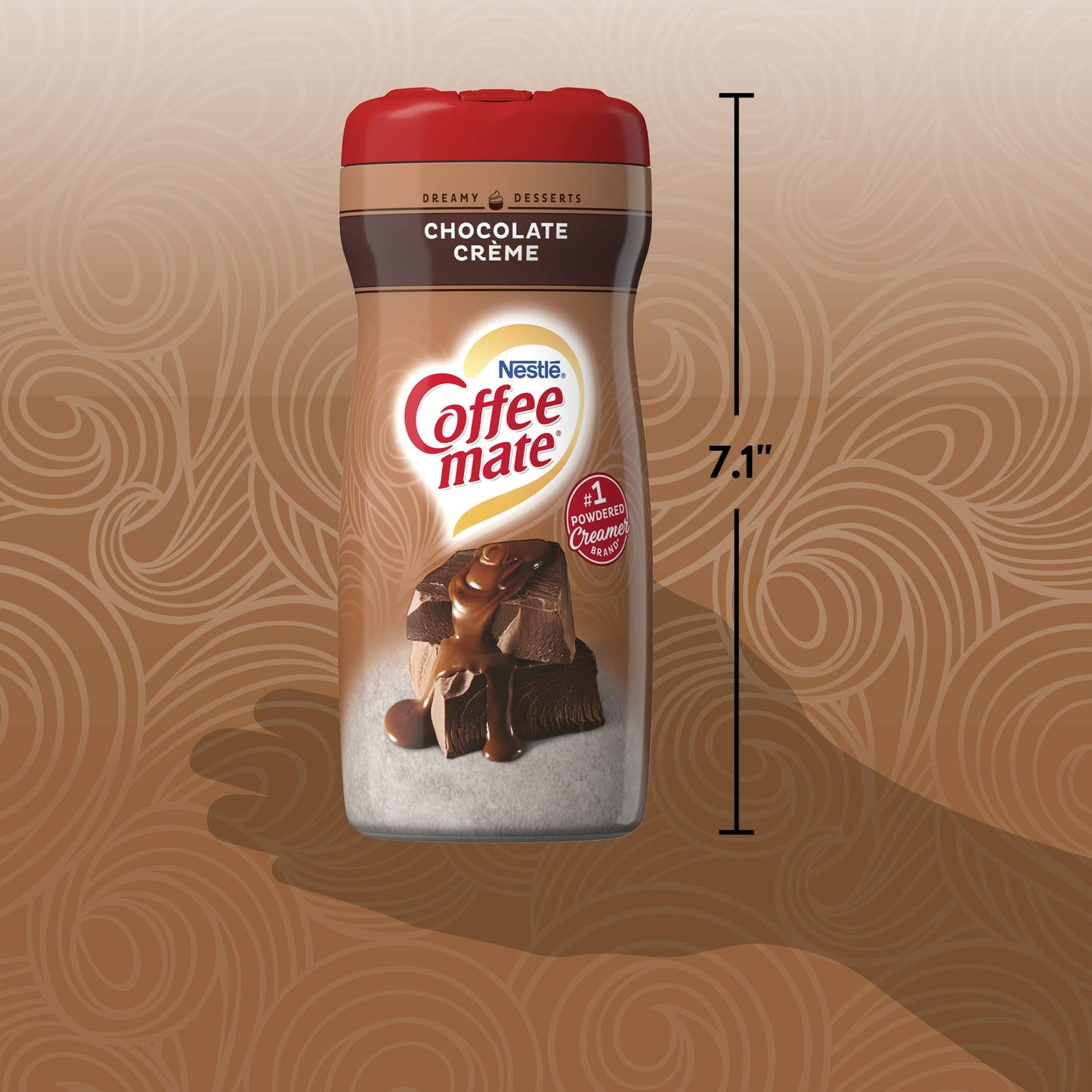 Nestle Chocolate Crème Coffee Mate Bottle, 425 g - "Coffee-Mate Chocolate Crème - 425g of Velvety Chocolate Creamer!"