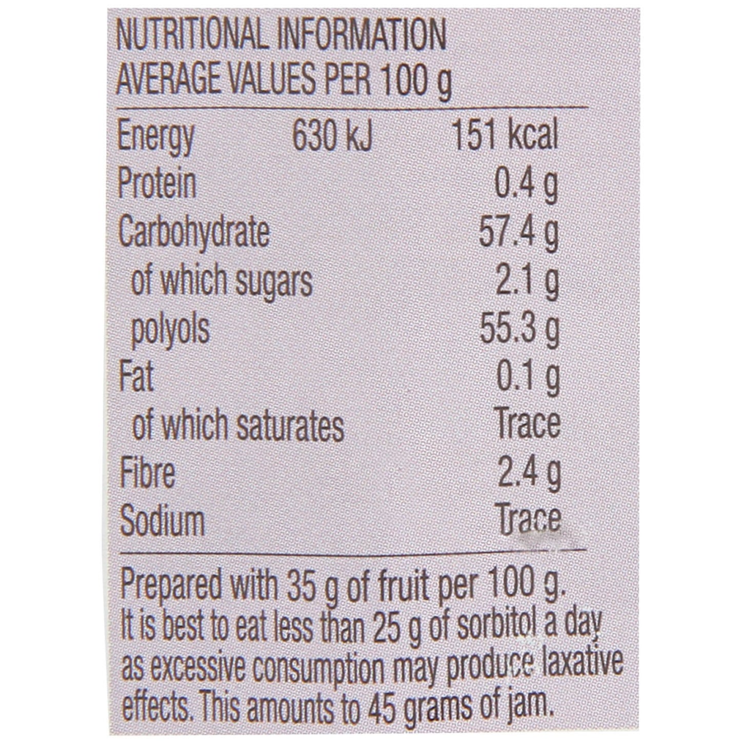 Stute Diabetic Jam - Blackcurrant, 430g Jar