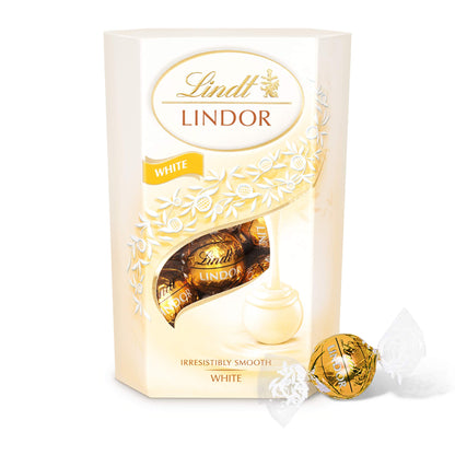 Lindt Lindor White Chocolate Truffles, 7.05 oz ℮ 200 g