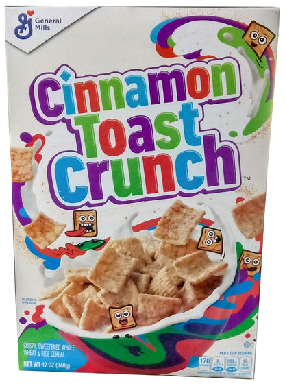 General Mills Cinnamon Toast, 340gm - Savor the sweet and cinnamon flavor of Cinnamon Toast cereal