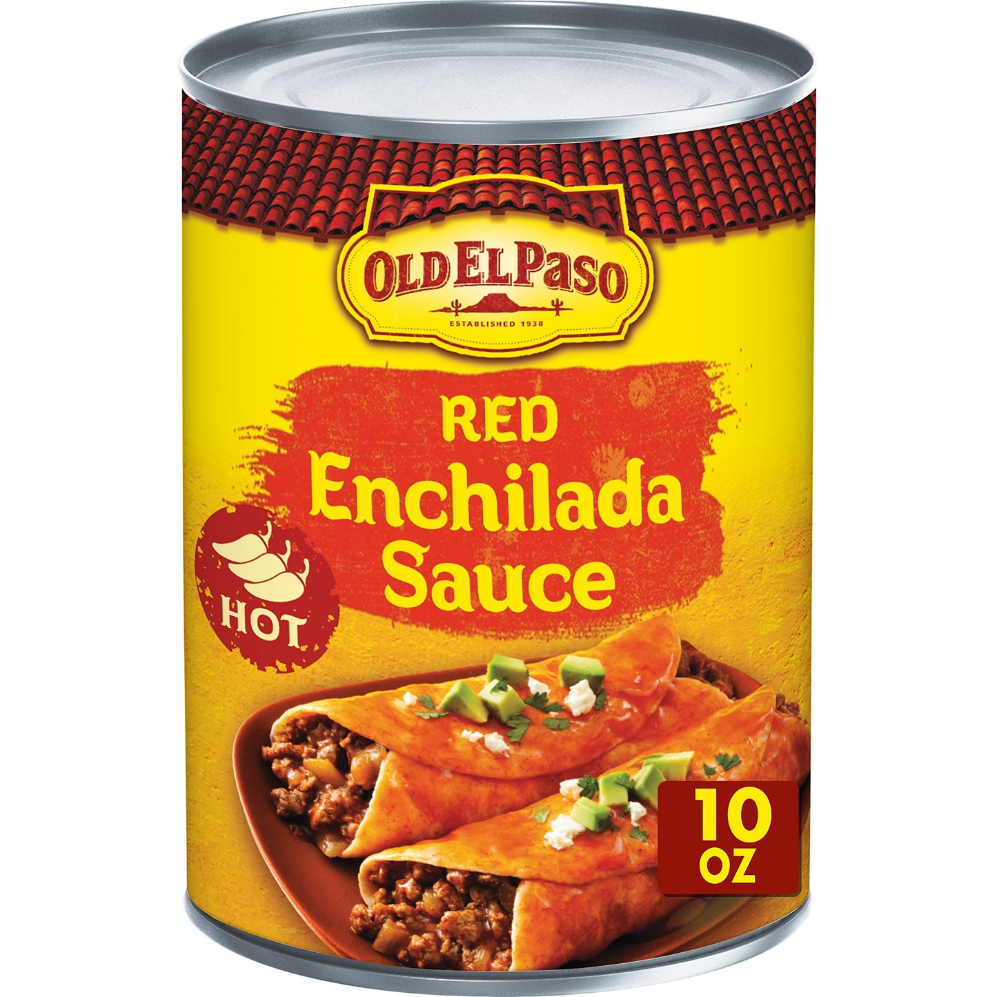 Old El Paso Hot Red Enchilada Sauce, 283 g - "Fiery and delicious!"